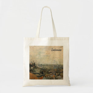 Bolsa Tote Vista de Paris desde Montmartre por Vincent van Go