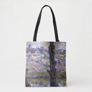 Bolsa Tote Vista de Van Gogh de Arles Pomares Floridos Impres