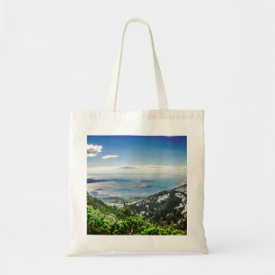 Bolsa Tote Vista do mar das montanhas