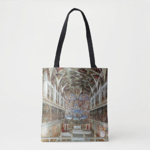 Bolsa Tote Vista interior da capela de Sistine