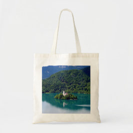Bolsa Tote Vista panorâmica do Lago Bled