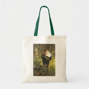 Bolsa Tote Viúvo por Tissot, Arte de Retrato Vitoriano Antigo