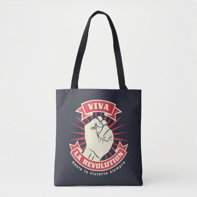 Bolsa Tote Viva a revolução (Frente)