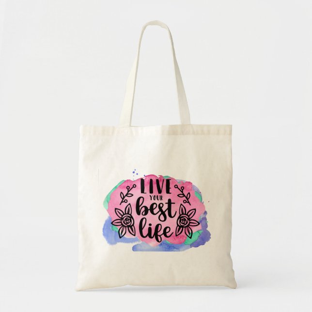 Bolsa Tote Viva a sua melhor qualidade de vida (Frente)