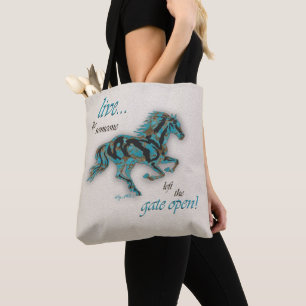Bolsa Tote Viva Como Se Alguém Deixasse A Porta Aberta, Caval