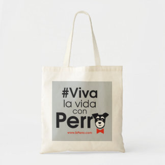 Bolsa Tote Viva la vida con perro