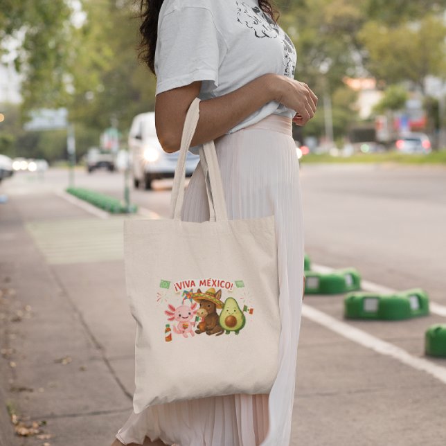 Bolsa Tote ¡Viva México! Cultura Fofa (Criador carregado)