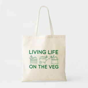 Bolsa Tote Vivendo A Vida No Veg
