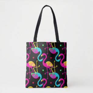 Bolsa Tote Vivid tropical, exotic hawaiian seamless pattern w