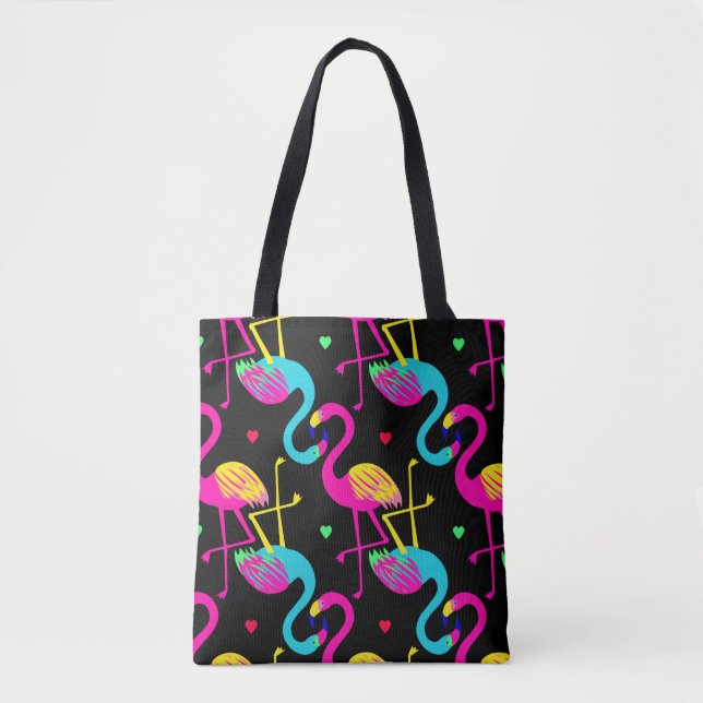 Bolsa Tote Vivid tropical, exotic hawaiian seamless pattern w (Frente)