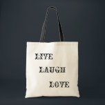 BOLSA TOTE VIVO, RISO, AMOR<br><div class="desc">VIVO,  RISO,  SACO DO AMOR</div>