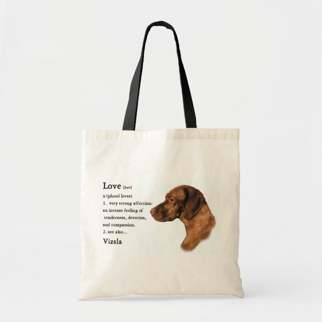 Bolsa Tote Vizsla Art Gifts (Frente)