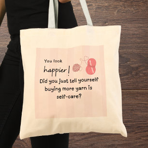 Bolsa Tote Você comprou mais Yarn Tote Bag