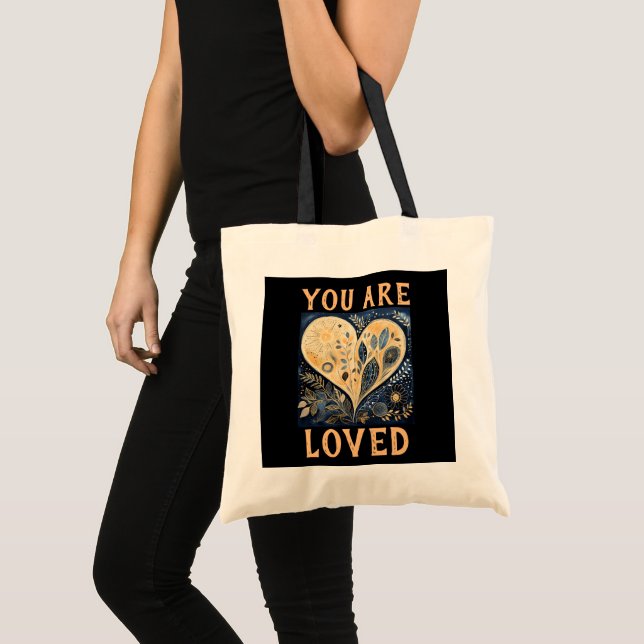 Bolsa Tote Você É Amado Tote Bag (Frente (produto))