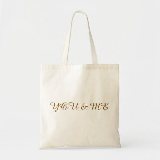Bolsa Tote Você e eu personalizados