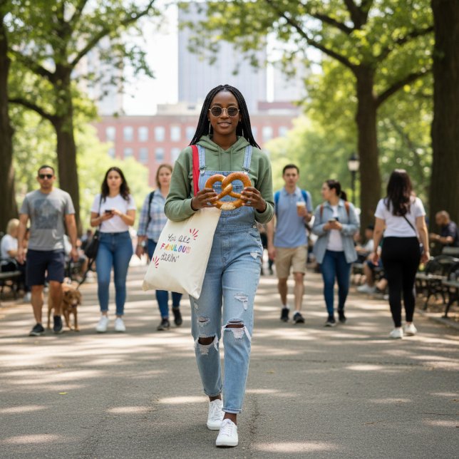 Bolsa Tote Você É Fabuloso | Uplifação moderna de citação pos (Criador carregado)
