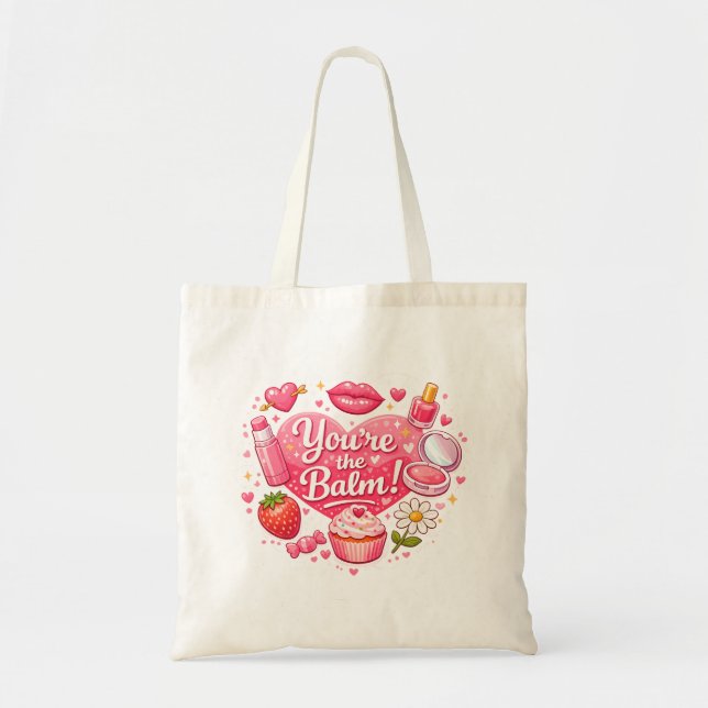 Bolsa Tote Você é o Bálsamo! Design Fofo (Frente)
