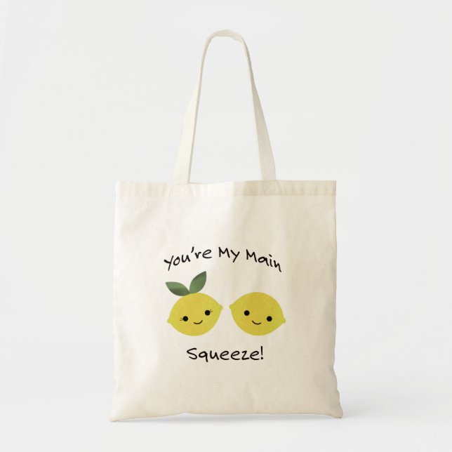 Bolsa Tote Você é o meu limão principal (Frente)