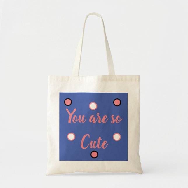 Bolsa Tote Você é tão fofo (Frente)