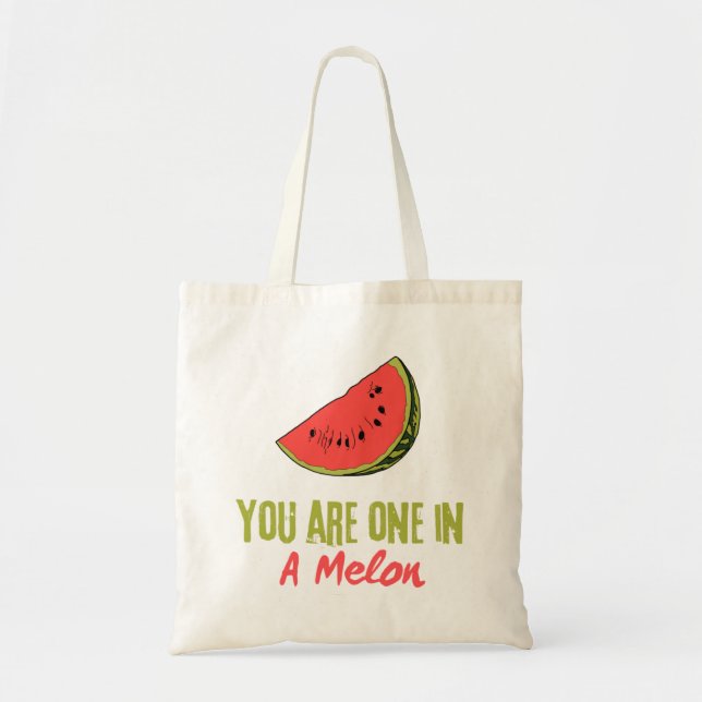 Bolsa Tote Você Está Em Uma Fruta De Melão Melão (Frente)