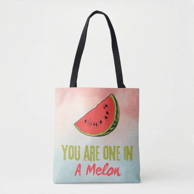 Bolsa Tote Você Está Em Uma Fruta De Melão Melão (Frente)