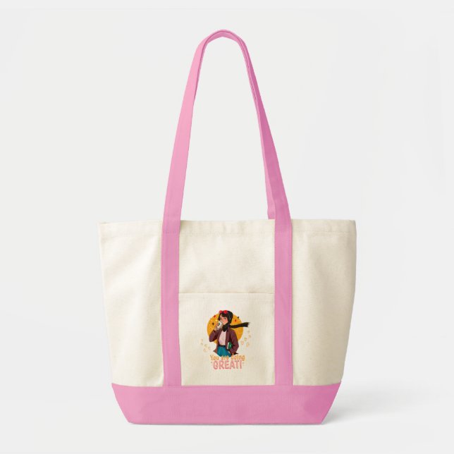Bolsa Tote você está indo muito bem (Frente)