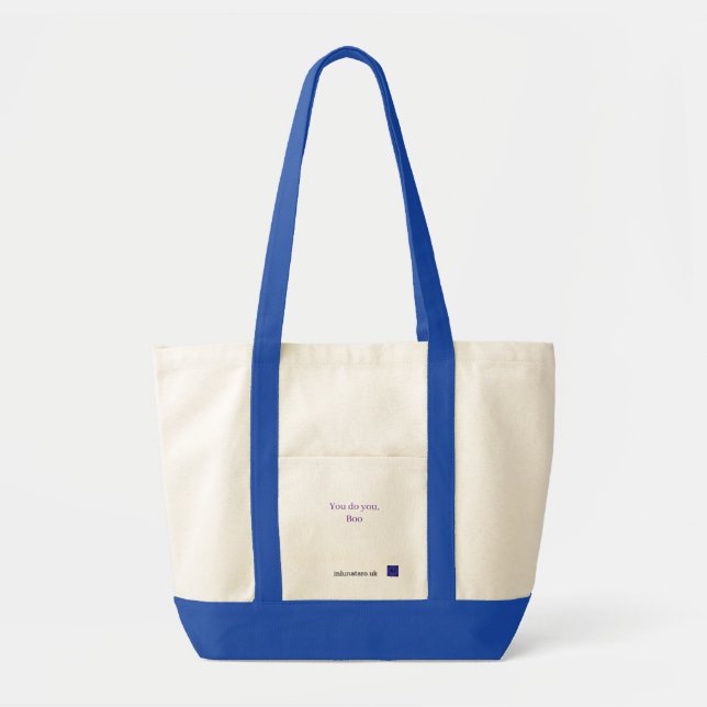 Bolsa Tote Você faz você, Boo (Frente)