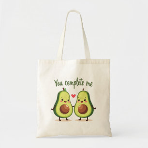 Bolsa Tote Você me completa - Design de amor encantado