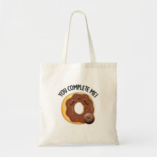 Bolsa Tote Você Me Preenche De Rosquinha Engraçado