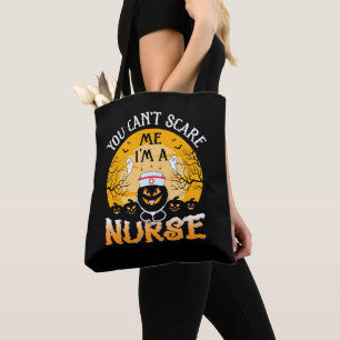 Bolsa Tote Você não pode me assustar, eu sou enfermeira hallo