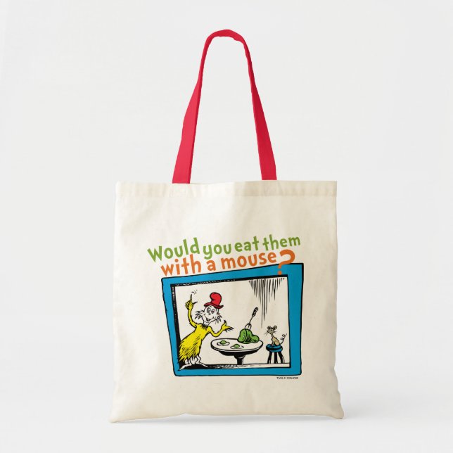 Bolsa Tote Você os Comeria Com um Rato? (Frente)