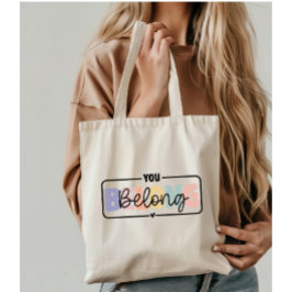 Bolsa Tote Você Pertence À Citação Da Saúde Mental