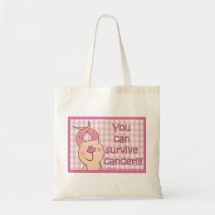 Bolsa Tote Você pode sobreviver ao cancer!