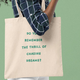 Bolsa Tote Você se lembra da nostalgia retrô excêntrica e son
