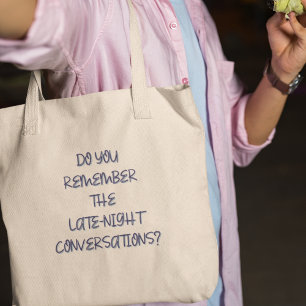 Bolsa Tote Você se lembra do Presente Legal Esquisito Nostalg
