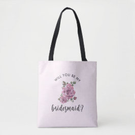 Bolsa Tote Você será minha proposta de Bridesmaid sentida?