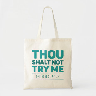 Bolsa Tote Você Shalt Não Me Tente
