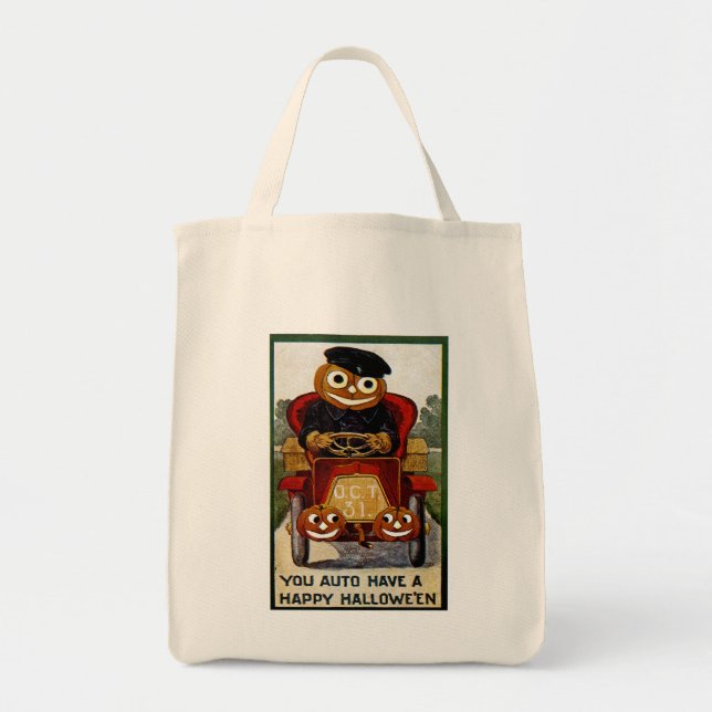 Bolsa Tote Você tem um Feliz Dia das Bruxas (Frente)