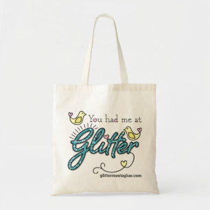 Bolsa Tote Você teve-me na sacola do brilho