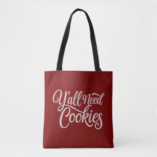 Bolsa Tote Vocês Precisam de Cookies Divertido Negociante de