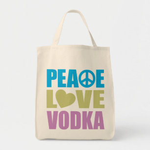 Bolsa Tote Vodca do amor da paz