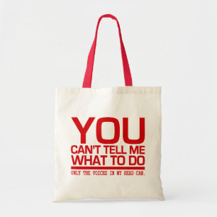 Bolsa Tote VOICES NA MINHA Sacola - escolha estilo e cor