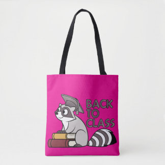 Bolsa Tote Voltar para Design Raccoon Classe 2025