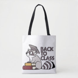 Bolsa Tote Voltar para Design Raccoon Classe 2025