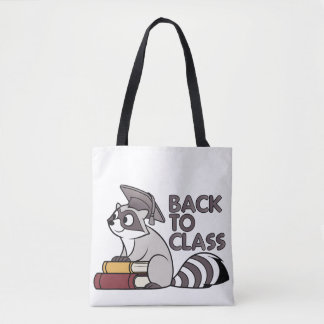 Bolsa Tote Voltar para Design Raccoon Classe 2025