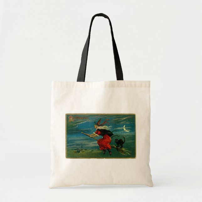 Bolsa Tote Voo de Halloween (Frente)