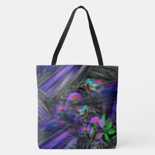 Bolsa Tote Vôo de noite do colibri