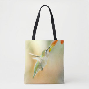 Bolsa Tote Vôo do amanhecer do colibri