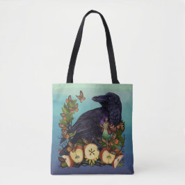 Bolsa Tote Voos de Fantasy Raven Faery