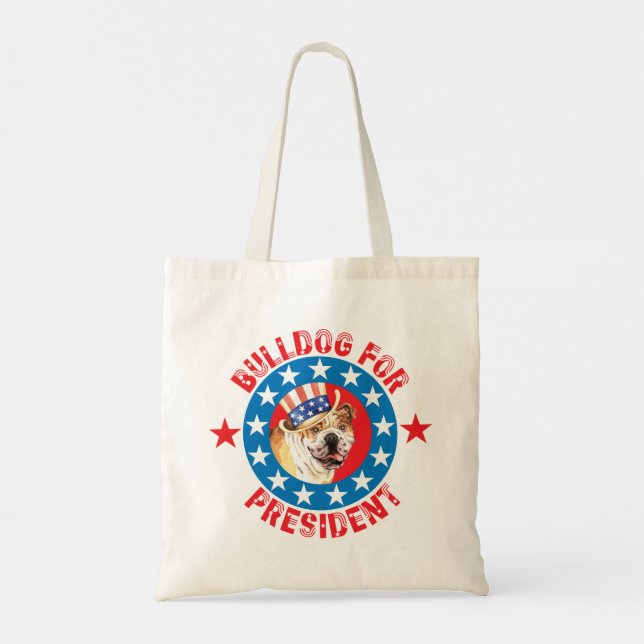 Bolsa Tote Votação para Bulldog (Verso)